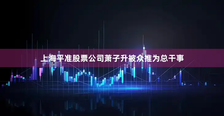 上海平准股票公司萧子升被众推为总干事